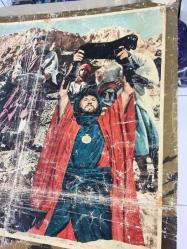 Hazreti Musa, (Moses the Lawgiver) 1974,  ORİJİNAL FİLM BEZ AFİŞİ / POSTERİ - BÜYÜK BOY - ORİJİNAL - 94 X 66 cm EBADINDA - Original Turkish Big Size Movie Poster - Burt Lancaster, Irene Papas, Aharon Ipalé, Yosef Shiloach, Marina Berti, Shmuel Rodensky, Mariangela Melato, Laurent Terzieff, Bill Lancaster, Jacques Herlin, Galia Kohn, Mario Ferrari, Simonetta Stefanelli