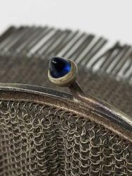 Antika 1800'ler Osmanlı Dönem El Örme Alpaka Bayan El Çantası