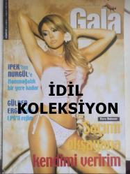 Gala Haftalık Aktüalite Sinema Tiyatro Müzik ve Magazin Dergisi - 1 Haziran 2003 - Esra Balamir - İpek Nurgül - Gülben Ergen - Gülnaz Uyanık - İbrahim Tatlıses - Güher Pekinel - Süher Pekinel - Şifo Mehmet - Funda Barın - Asu Baceoğlu - Leyla Tekül - Banu Zorlu - Selçuk Çobanoğlu - Nurgül Yeşilçay - Atilla Saral - İsmail Boyner - Sibel Karakaşlı - Mahsun Kırmızıgül - Bade İşçil - Mustafa Sandal - İffer Erkuvan - Esra Eron - Serhat Akın - Uğur Ceylan - Cansen Türel - Elif Dağdeviren - Muazzez Ersoy - Sakıp Sabancı - Zafer Civelek - Selami Şahin - Tansa Mermerci - Berna Çelikyılmaz - Dila Şenyol - Tamer Karadağlı - Özge Can - Merih Özkaya - Şenay Akay - Selin Denizli - Melissa Eliyeşil - Serdar Ortaç - Petek Dinçöz - Nilgün Delikan - Aslı Berker - Melike Hasefe - Mustafa Doğan - Gökhan Özen - Simten Danışman - Sertab Erener - Antonio Banderas - Melanie Griffith - Ali Kocatepe fotoğraf ve haberi - Tam Takım Dergi