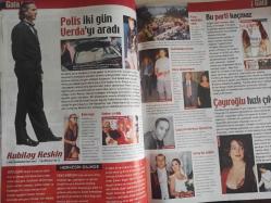 Gala Haftalık Aktüalite Sinema Tiyatro Müzik ve Magazin Dergisi - 1 Haziran 2003 - Esra Balamir - İpek Nurgül - Gülben Ergen - Gülnaz Uyanık - İbrahim Tatlıses - Güher Pekinel - Süher Pekinel - Şifo Mehmet - Funda Barın - Asu Baceoğlu - Leyla Tekül - Banu Zorlu - Selçuk Çobanoğlu - Nurgül Yeşilçay - Atilla Saral - İsmail Boyner - Sibel Karakaşlı - Mahsun Kırmızıgül - Bade İşçil - Mustafa Sandal - İffer Erkuvan - Esra Eron - Serhat Akın - Uğur Ceylan - Cansen Türel - Elif Dağdeviren - Muazzez Ersoy - Sakıp Sabancı - Zafer Civelek - Selami Şahin - Tansa Mermerci - Berna Çelikyılmaz - Dila Şenyol - Tamer Karadağlı - Özge Can - Merih Özkaya - Şenay Akay - Selin Denizli - Melissa Eliyeşil - Serdar Ortaç - Petek Dinçöz - Nilgün Delikan - Aslı Berker - Melike Hasefe - Mustafa Doğan - Gökhan Özen - Simten Danışman - Sertab Erener - Antonio Banderas - Melanie Griffith - Ali Kocatepe fotoğraf ve haberi - Tam Takım Dergi