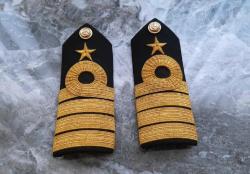 DENİZ KUVVETLERİ ASKERİ ALBAY APOLETİ - RÜTBE - ROZET - MADALYA C343