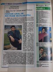 MİLLİYET GAZETESİ-MİLLİYET TELEVİZYON DERGİSİ-TELEVİZYON-DERGİ-HAFTALIK TV DERGİSİ-15 NİSAN-21 NİSAN-1991-KAPAK-FOTOĞRAF-RÖPORTAJ-MELTEM DOĞANAY-MENEKŞE-MENEKŞE GÖZLÜ-TRT-ÇOCUK KUŞAĞI-AH ŞU KOMŞULARIMIZ-PEKCAN KOŞAR-ÜSTÜN ASUTAY-YALAN RÜZGARI-HAYAT AĞACI-RAMAZAN ÖZEL-SUNA PEKUYSAL-NECLA EROL-ŞEBNEM ERGÜR-SPİKER-DERİN UYKU-ROBER MİTCHUM-GARİ BİR CİNAYET-MÜJDAT GEZEN-HALDUN DORMEN-TALİH KUŞU-KEMAL SUNAL-ITRİ-SULTAN-ÜNAL KÜPELİ-SERPİL ÇAKMAKLI-ÇILGIN AŞIKLAR-TÜRKAN ŞORAY-OTOBÜS YOLCULARI-HAKAN URAL-BAYRAM-MUTLULUK-MUAZZEZ ABACI-ARMAĞAN-TÜRK MÜZİĞİ-HÜNER ÇOŞKUNER-AVŞAR KIZI-HÜLYA AVŞAR-BARIŞ MANÇO-7'DEN  77'YE-YARIM ELMA-AYLİN LİVANELİ