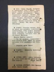 4 OCAK 1958 -TAKVİM YAPRAĞI-DOĞUM GÜNÜ HEDİYESİ-AJANS TÜRK-ŞİİRLİ VE SAATLİ TÜRKİYE TAKVİMİ,FAL,FIKRA,MERSİNİN KURTULUŞU,4 OCAK 1922,GÜZEL SÖZ,YEMEK LİSTESİ
