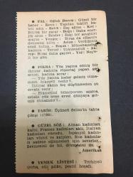 6 OCAK 1958 -TAKVİM YAPRAĞI-DOĞUM GÜNÜ HEDİYESİ-AJANS TÜRK-ŞİİRLİ VE SAATLİ TÜRKİYE TAKVİMİ,FAL,FIKRA,3.SELİMİN TAHTA ÇIKIŞI,1789,GÜZEL SÖZ,YEMEK LİSTESİ