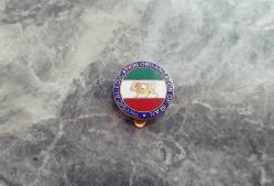 İRAN MUHAMMED RIZÂ ŞAH PEHLEVÎ - PHYSİCAL EDUCATİON ORGANİZATİON OF İRAN ROZETİ - MADALYA NADİR ÇIKAR C354