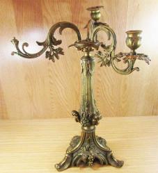 AnTiKa AVRUPA BüYüK BoY BRONZ ŞAMDAN 42cm......KUSURLU