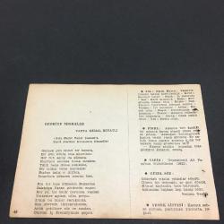 24 OCAK 1958-TAKVİM YAPRAĞI-DOĞUM GÜNÜ HEDİYESİ-AJANS TÜRK-ŞİİRLİ VE SAATLİ TÜRKİYE TAKVİMİ,SHELLEY,YAHYA KEMAL BEYATLI,FAL,FIKRA,TEPEDENLİ ALİ PAŞANIN ÖLDÜRÜLMESİ 1822,GÜZEL SÖZ,YEMEK LİSTESİ