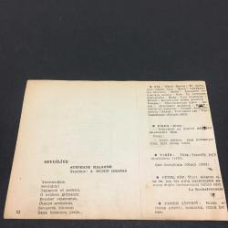 26 OCAK 1958-TAKVİM YAPRAĞI-DOĞUM GÜNÜ HEDİYESİ-AJANS TÜRK-ŞİİRLİ VE SAATLİ TÜRKİYE TAKVİMİ,İBRAHİM MİNNETOĞLU,STEPHANE MALERME,FAL,FIKRA,TÜRK VENEDİK SULH MUAHEDESİ,1479,ŞAİR SURURİNİN ÖLÜMÜ 1561,GÜZEL SÖZ,YEMEK LİSTESİ