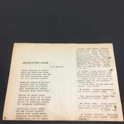 29 OCAK 1958-TAKVİM YAPRAĞI-DOĞUM GÜNÜ HEDİYESİ-AJANS TÜRK-ŞİİRLİ VE SAATLİ TÜRKİYE TAKVİMİ,MESERRET UYGUNER,Y.K.BEYATLI,FAL,FIKRA,AUBERİN DOĞUMU 1782,GÜZEL SÖZ,YEMEK LİSTESİ