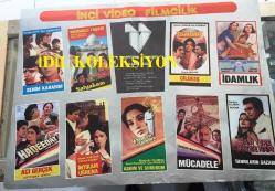 İNCİ VİDEO FİLMCİLİK,  ORİJİNAL FİLM TANITIM AFİŞİ / POSTERİ - BÜYÜK BOY - ORİJİNAL - 68 X 50 cm EBADINDA - Original Turkish Big Size Movie Poster - H. CAHİT ÖZCAN - BENİM KARARIM, SONJAY DUTT, RATI AGNİHOTRİ / NAMUSLU YAŞAM, ASHOK KUMAR, DHAR MANIRA, SATYAKAM / HAQEEQAT, ACI GERÇEK, JEETENIRA, BİNDU / İNTİKAM UĞRUNA, SHASKI KAPOOR, ZEEMATAMAN / AŞKIM VE GURURUM, PYAASSİ ANKHEN, WAHEEDA REHMAN, AMOL PALEKAR-OM PRAKAS / MÜCADELE, AMİTABH BACHCHAN / ÇİLEKEŞ, DURGAA, HEMA MALINI, ASHOK KUMAR-RAJ BABBAR - İDAMLIK, HEMA MALINI, SHATRUGHAN SIMHA, / TANRILARIN GAZABI, RAM TERE, KITNE NAM, SANJEY KUMAR, REKHA - HİNT SİNEMA FİLMLERİ TANITIMI