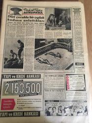 YENİ SABAH GAZETESİ  23 EKİM 1959 YIL :22 SAYI :7413---Hükümet Kıbrıs 'a  silah  kaçırmayı  takbih etti --Şehrimizde yeni bir  D.P Gazetesi Çıkarılıyor --İnönü  Sıkıntıları  Beyhude  Çektik Dedi --B.Almanya Güdümlü  Mermi İmal Edecek ---Polis ,bir  cinayete  bu sefer  iki katil  buldu --Safa Kılıçlıoğlu  Florya  da ki  olay hakkında polise  izahat verdi ---Şampiyon Yugoslavya 'yı  dün gece 74-71 yendik --Galatasaray  da Metin  K.Gümrük 'te  de  Kadri var ---Maraton 'da ancak  5 ve 7. olduk --Uluğ  Hakemlere itiraz  etmeyin  ve rakibi  küçümsemeyin  dedi ---Milyonerin  kızı  bir randevu evinde basıldı --Eiisenhower  'in  zirve toplantısı teklifini  Rusya 'ya kabul  etti ---Devlet  Sektörü İşçileri ,İkinci İkramiyelerini  Alıyor ---