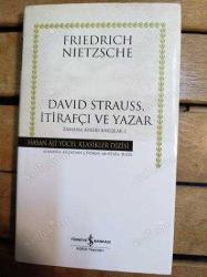 DAVID STRAUSS, İTİRAFÇI VE YAZAR (- ZAMANA AYKIRI BAKIŞLAR - 1 - HASAN ÂLİ YÜCEL KLASİKLER DİZİSİ'NDEN [ CİLTLİ ŞÖMİZLİ ]