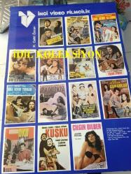 İNCİ VİDEO FİLMCİLİK, H. CAHİT ÖZCAN, ORİJİNAL FİLM TANITIM AFİŞİ / POSTERİ - BÜYÜK BOY - ORİJİNAL - 68 X 50 cm EBADINDA - Original Turkish Big Size Movie Poster - YAŞAR NE YAŞAR NE YAŞAMAZ, ŞENER ŞEN, HALİT AKÇATEPE / ÇARE SENDE ALLAHIM, MÜSLÜM GÜRSES, NEŞE AKSOY, BEHÇET NACAR / SEVİLMEK İSTİYORUM, EKREM BORA, HALE SOYGAZİ / NİHAK, HAKAN BALAMİR, YUSUF SEZGİN, MERAL ORHONSOY / ŞAŞIRTMA BENİ, FERİ CANSEL, SALİH KIRMIZI, ÜNSAL EMRE, REMZİ A. JÖNTÜRK / GÜNAHKAR, OYA AYDOĞAN, DENİZ AKBULUT, SALİH GÜNEY / TİLKİ PAYI, TAMER YİĞİT, NECLA FİDE / SIRA SENDE YOSMAM, TANER YİĞİT, AYNUR AKARSU / AŞK DİLENCİSİ, ÜNSAL EMRE, ADNAN PEKAK, ESER IŞIK, BİLUN NAZLIHAN / ASTRONOT FEHMİ, AYDEMİR AKBAŞ, NECLA FİDE, KARACA KAAN / BEŞİKTEN MEZARA KADAR OKU, YILMAZ ŞERİF, BİRSEN SEN, MEHMETCİK / KUŞKU, ÜNSAL EMRE, MÜGE GÜLER, HADİ ÇAMAN, CANAN CANDAN / ÇILGIN DİLBER, ZERRİN DOĞAN, TARIK ŞİMŞEK