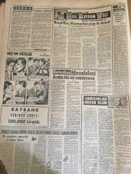 YENİ SABAH GAZETESİ   29 MAYIS 1963 YIL :26 SAYI :8695--İstanbul 'un  510 .  Fetih  Yıldönümünü Kutluyoruz ---Türk  petrolleri  için  Senato da genel görüşme açılacak --Yaralı Havacı  Albay Fehmi  Erol  Şehit Oldu---Zina Yapan Karısını  Öldürdü  ,Kanını İç ---Yaptığımızı  Gizliyoruz : Siyavuşgil ---Eşkiya avının  ilk  günü  dört  azılı  katil  yakalandı ---Almanya da çalışan  Türk  kızları  tehlikeli  ameliyatlarda  başarı sağlıyorlar :Göppingen  de  10 Türk  Hemşire ---Sinemalar : Atlas :Cinayet Var ,İnci :Hop dedik  Konak :Unutulmayan  Kahramanlar ,Lüks :Devletlerin İntikamı ,Lale :Kaldırım Melekleri , Rüya :Vampirin Sevgilisi ,Tiyatrolar : Küçük Tiyatro :Göç Komedi ,Oda : Kulaktan Kuşağa Meydan :Karaların Memedi ---1963 'te  İstanbul  da 580 milyonluk yatırım  yapılıyor --Dünya Serbest  Güreş  Şampiyonası  Cuma Günü Başlıyor  --Galatasaray  - İstanbul  Spor  Bu Gece Karşılaşıyor --Beş Atletizm  bugün  Atina da  yarışacak  ---