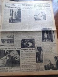 Yeni İstanbul Gazetesi - 3 Aralık 1952 -  Mürebbiye Yazan Hüseyin Rahmi Gürpınar Yazı Dizisi -Cumhurbaşkanı Celal Bayar Saat 16'da İstanbul'da - Malatya Hadisesi - Celal Bayar Selanik'te Ata'nın Evini Ziyaret Etti - İçişleri Bakanı Ethem Menderes - Kansere İlaç Bulma Yarışı - Milli Harp Akademisi Kuruluyor - NATO'nun Emrine Verilecek Askeri Kuvvetlerimiz - Büyük Kardeşim Atatürk Anlatan Makbule Atadan Yazı Dizisi - Denizlerin Efesi Gazi Umur Paşa Yazan Tevfik İnci Yazı Dizisi - Ahmet Emin Yalman'a Yapılan Suikast - Mecidiyeköy'le İstinye Arasında İkinci Yol - Namık Kemal'i Anma Töreni - Yunan Milli Tiyatrosunun Muvaffakiyeti - Nureddin Ahmet İlsevey - 1001 Gece Masalları Sihirli Kandil Çeviren Reşad Nuri Darago Yazı Dizisi - Turistler Ve Topkapı Sarayı - Memleket Ve Dünya Borsa Ve Piyasaları - Çapamarka - Puro Tuvalet Sabunları - Gripin - Demag Cereskalleri - Minerva Dikiş Makinesi
