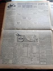 Yeni İstanbul Gazetesi - 27 Kasım 1952 - Mürebbiye Yazan Hüseyin Rahmi Gürpınar Yazı Dizisi - Cumhurbaşkanı Celal Bayar Bu Sabah 9,30'da Pirede Olacak - Amerikan Başkanı Eisenhower Bugün Kore'ye Gidiyor - Nakşibendi Şerif Dursun'un Malatya Suikastı Hakkında Yeni İfşaatı - Kore Sulh Planı - Bursa'daki Takkeliler - Boykota Devam Eden Öğrenciler - Hüseyin Üzmez - Büyük Kardeşim Atatürk Anlatan Makbule Atadan Yazı Dizisi & Denizlerin Efesi Gazi Umur Paşa Yazan Tevfik İnci Yazı Dizisi - Kunuri Zaferinin Yıldönümü Dolayısıyla Celal Dora'nın Hatıraları - Demirperde Gerisi Facialarından - 7 Kore Gazimiz Washington'a Götürülecek - 1001 Gece Masalları Sihirli Kandil Çeviren Reşad Nuri Darago Yazı Dizisi - Ankara Radyoları - Şeker Hastalığı Aşı İle Tedavi Ediliyor - Köyde Gördüklerim Alevi Köyü Yazan Mediha Berkes - Kıtalar Birbirine Yaklaşıyor - Çapamarka - Yeni Puro Tuvalet Sabunları - Trelleborg Lastikleri - Demag Cereskalleri - Tural Öksürük Ve Bronşiti Derhal Geçirir