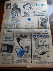Yeni İstanbul Gazetesi - 27 Kasım 1952 - Mürebbiye Yazan Hüseyin Rahmi Gürpınar Yazı Dizisi - Cumhurbaşkanı Celal Bayar Bu Sabah 9,30'da Pirede Olacak - Amerikan Başkanı Eisenhower Bugün Kore'ye Gidiyor - Nakşibendi Şerif Dursun'un Malatya Suikastı Hakkında Yeni İfşaatı - Kore Sulh Planı - Bursa'daki Takkeliler - Boykota Devam Eden Öğrenciler - Hüseyin Üzmez - Büyük Kardeşim Atatürk Anlatan Makbule Atadan Yazı Dizisi & Denizlerin Efesi Gazi Umur Paşa Yazan Tevfik İnci Yazı Dizisi - Kunuri Zaferinin Yıldönümü Dolayısıyla Celal Dora'nın Hatıraları - Demirperde Gerisi Facialarından - 7 Kore Gazimiz Washington'a Götürülecek - 1001 Gece Masalları Sihirli Kandil Çeviren Reşad Nuri Darago Yazı Dizisi - Ankara Radyoları - Şeker Hastalığı Aşı İle Tedavi Ediliyor - Köyde Gördüklerim Alevi Köyü Yazan Mediha Berkes - Kıtalar Birbirine Yaklaşıyor - Çapamarka - Yeni Puro Tuvalet Sabunları - Trelleborg Lastikleri - Demag Cereskalleri - Tural Öksürük Ve Bronşiti Derhal Geçirir