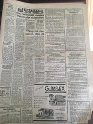 YENİ SABAH GAZETESİ  21 MAYIS 1963 YIL :26 SAYI :8687---Talat Aydemir 'in isyan  teşebbüsü  bastırıldı --İstanbul  Radyoevinde  Silahlı  Çarpışma Oldu --Aydemir 'e yarım saat  mühlet  verildi --Hadiseler nasıl gelişti --Radyoda neşredilen  karşılıklı  tebliğler ---Karma Disiplin :Siyavuşgil ----YTP Kongresinde Alican İnönü 'yü İtham Etti --Dünya Şampiyonası  Hazırlık Mahiyetinde  Olan  :İstanbul -Tokyo güreş karşılaşması  bu gece --Yugoslav  Futbolculara Beşiktaş da Talip --Fenerbahçe ,K.Paşa ile 1-0 'ın  rövanşını  yarın   oynuyor --Galatasaray İzmir de taşa tutuldu --Sebes 'in  bileti dün  yollandı --Sinemalar :Atlas :Katil Serbest ,İnci :Leyla ve Mecnun Gibi ,Lale :Kaldırım Melekleri ,