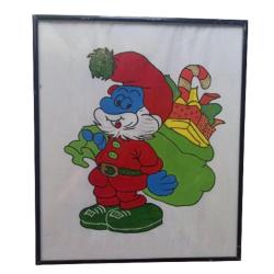 Antika - Noel Şirin Baba Figürlü El Boyama Resimli Çerçeve - kitantik - kitaLog