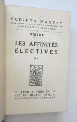 Les Affinites Electives