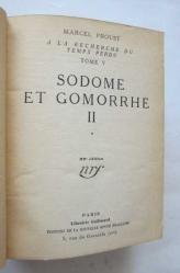 Sodome et Gomorrhe II (1-2-3) / A La Recherche du Temps Perdu Tome V