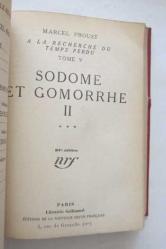 Sodome et Gomorrhe II (1-2-3) / A La Recherche du Temps Perdu Tome V