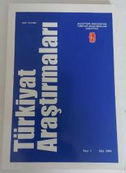 HACETTEPE ÜNİVERSİTESİ TÜRKİYAT ARAŞTIRMALARI DERGİSİ, 2004 - 2017, Sayı: 1 - 26 [TAKIM]