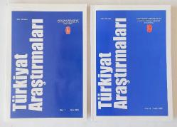 HACETTEPE ÜNİVERSİTESİ TÜRKİYAT ARAŞTIRMALARI DERGİSİ, 2004 - 2009, Sayı: 1 - 10 [10 ADET]