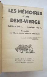 Les Memoires D'une Demi-Vierge Cythere 50% - Lesbos 100 % - Les Plus Beaux Contes de la Fontaine  - Mes Amours