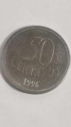 BREZİLYA 1995  50 CENTAVOS