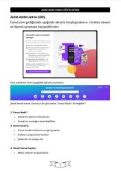 Adım Adım Uygulamalı Canva Eğitim Kitabı