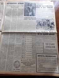 Yeni İstanbul Gazetesi - 4 Aralık 1953 - Mustafa Nermi - Bermuda Konferansı Bugün Toplanıyor - Namık Kemal Günü - İskeçeden Kaçan Türkler - Kızılların Vahşetine Mukabele - 10 Türk Ailesi Suriye'den İltica Etti - Adana Vapurunda Kaçakçılık - Bedri Alogan - Jenny Yazan Theodore Dreiser Yazı Dizisi - Uskumru Akını Başladı - Dün Vefat Eden Süleyman Erguner'in Cenazesi - General Ridgway Kore Katliamı Bu Tarihin En Merhametsiz Ve Amansız Bir Katliamıdır - Eski Dünya Boks Şampiyonu Jack Dempsey Oldu- Mareşal Tito Kupası - İzmir'de Bir Radyo Fabrikası Kuruluyor - Turhan Toker - Denizaltı Silahlarıyla Petrol Aranıyor - Çocuk Sayfası - Beethoven'in Istırabı - Karanlıkta Parlayan Korse İcat Edildi - Vitona Yemek Yağları - Gripin - Arı Unları - Air France