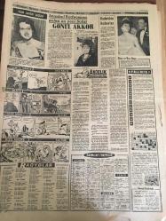 YENİ SABAH GAZETESİ  13 MAYIS 1963  YIL :26 SAYI :8679--Kabine de değişiklik  yapılması  muhtemel --Partililer  Hatipoğlu ,Karasapan  ,İzmen ve Yörük 'ü istemiyor --İstanbul  da 4 camin kıblesi  yanlışmış --Suriye de buhranı  hala  çözülmedi --Amerika Türk Artistleri : Semra Ece  Hollywood  da ki  bir  kulüpte dans  etmek  istiyor --Komünistler bir otobüse makineli  tüfek  ateşi açtı --Cannes  de Bette Davis  'e büyük  tezahürat  yapıldı --Tiyatrosunun Gelişmesi :Siyavuşgil --Dışarıdan  getirilen  şahsi  ve hediyelik  eşya  vergiden  muaf tutuldu --Modern Çamaşır Makinesi  820 Lira :Arçelik --İstanbul Radyosuna Gelen En Yeni  Solist :Gönül  Akkor --Beşiktaş H. Tepe 'yi  2-0 yendi --Fenerbahçe ,Karşıyaka yenildi :2-1--Galatasaray  ,Iz.Spor 'u rahat mağlup  etti : 3-0--İst .Spor ,Demir Spor ile  puanları  paylaştı --G.Birliği :1 Beykoz :1--
