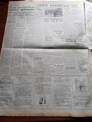 Yeni İstanbul Gazetesi - 25 Mayıs 1952 - Mustafa Nermi - Dörtlü Müzakereler Dün Resmen Bonn'da Başladı - İran Sovyet Notasını Reddedecek - Kocaeli Demokrat Parti İl Kongresi Toplandı - Bahar Bayramı - İnkılap Partisinin Kurulması Haberleri Tahakkuk Etmek Üzere - Yalancı Yazan Bedii Faik Resimleyen Turhan Selçuk Yazı Dizisi - Gureba Hastanesi'nde İki Kliniğin Temeli Dün Atıldı - Orhan Kaftancı Millet Partisi İl Başkanı Oldu - Amerika'nın En Eski Eczahane Sahiplerinden J. Weisbard İstanbul'da - Ruslar Berlin'de Yolları Kapatıyor - Hitler'in Doğduğu Ev- Yunanistan Garbi Trakya Valisi Kosti Trayados Bugün İstanbul'a Geliyor - Kaç Yerde Şeker Fabrikası Açılacak - İftar Sofrası - Profesyonel Ligi'n Son Hafta Karşılaşmaları - Galatasaray Beşiktaş'la Karşılaşıyor - Avrupa'nın En Tehlikeli Adamı Skorzeny Anlatıyor Mussolini'yi Nasıl Kaçırdım Yazı Dizisi - Yeni İstanbul Gazetesi Himalaya'da - Fendt Dieselross Traktörleri - Çapamarka - Omega Saati