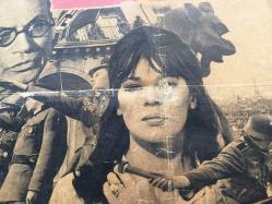 PARİS YANIYOR, ORİJİNAL İTALYANCA SİNEMA BEZ AFİŞİ - PARIGI BRUCIA? - Paris brûle-t-il ?, 1966, BEZ FİLM AFİŞİ / POSTERİ - BÜYÜK BOY - ORİJİNAL - 68 X 46 cm EBADINDA - Original Turkish Big Size Movie Poster - René Clément, Larry Collins, Dominique Lapierre, Gore Vidal, Jean-Paul Belmondo, Charles Boyer, Leslie Caron, Jean-Pierre Cassel, George Chakiris, Bruno Cremer, Claude Dauphin, Alain Delon, Kirk Douglas, Pierre Dux, Glenn Ford, Gert Fröbe, Daniel Gélin, Georges Géret, Hannes Messemer, Harry Meyen, Yves Montand, Anthony Perkins, Michel Piccoli, Wolfgang Preiss, Claude Rich, Simone Signoret, Robert Stack, Jean-Louis Trintignant, Pierre Vaneck, Marie Versini, Skip Ward, Orson Welles