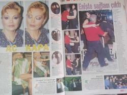 Gala Haftalık Aktüalite Sinema Tiyatro Müzik ve Magazin Dergisi - 10 Ocak 1999 - Yeşim Salkım - Şükriye Tutkun - Serdar ORtaç - Ebru Ürün - Çelik - Gül Erda-  Şafak Sezer - Tuğba Ünsal - Hilal Özdemir - Cenk Tangil - Gülşah Dilek - Songül Ülkü - Gaibang Tuçer - Metin Arolat - Mahir Çayan - Esra Önet - Arzu Ece - Hazım Körmükçü - Huysuz Virjin - Ajda PEkkan - Betük Tahincioğlu - Metin Akpınar - Harika Avcı - Abide Savaş - Aşkın Nur Yengi - Özcan Deniz - Çiğdem Derki - Salih Keçeci - Alican Ağaoğlu - Şebnem Dinçgör - Alev Demiral - Esin Yücel - Mete Vardar - Aytül Kiremitçi - Burcu Yıldır - Gülşen Işık - Hayal Davran - Murat Bengier - Ahu Atılgan - Avni Kütükoğlu - Şenay Akay - Filiz Süzer - Hilal Aslangiray - Nedret Taciroğlu - Selcan Türk - Zeynep Kasımlıoğlu - Elif Edes - Sevcan Zabit - Ayşegül Toplusoy - Seyhan Sapmaz - Uğur Güneri - Edip Akbayram - Mithat Güçlü fotoğraf ve haberi - Tam Takım Dergi