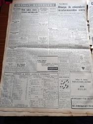 Yeni İstanbul Gazetesi - 30 Mayıs 1952 - Mustafa Nermi - Doğu Almanya Sovyetlere Birlikte Harbe Karar Verdi - Kore'de Komünistlerin Şiddetli Topçu Ateşi - Ara Seçimler 21 Eylül'de Yapılacak - General Eisenhower Amerika'ya Dönüyor - Rusya'nın İngiltere Büyükelçisi Geri Çağırıldı - Askerlik Süresinin 1,5 Yıla İndirilmesi Görüşülüyor - İsviçre Milli Takımı Geldi - İnkılap Partisi Muhakkak Kurulacak - Maskeli Hakikat 1 Yazan Deniz Albayı Tevfik İnci Yazı Dizisi - İstanbul'un 499. Fetih Yılı Münasebetiyle Mevlid Okundu - İstanbul Şehir Tiyatrosu Turneye Çıkıyor - Bedii Faik - İsmet İnönü İzmir'de Bekleniyor - Fransa'da Çıkan Komünist Gazeteleri Toplattırıldı - Kıbrıs Piskoposu Makarius Suriye'de - Tunceli Köprüsü Törenle Açıldı - Rakı İmali Serbest Bırakılıyor - Bitlis Bölgesinde Çekirge Görüldü - Yeni İstanbul Gazetesi Himalaya'da - Avrupa'nın En Tehlikeli Adamı Skorzeny Anlatıyor Mussolini'yi Nasıl Kaçırdım Yazı Dizisi - Roja Briyantin - Selve Dizel Motorları - Mediator Radyo