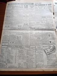 Yeni İstanbul Gazetesi - 31 Mayıs 1952 -  Mustafa Nermi - Fransız Dışişleri Bakanı Schuman'ın Mühim Beyanatı - Muhtelif Şehirlerde Komünist Nümayişleri - Yeni Mozaik Müzesi Açıldı - İngiliz Dışişleri Bakanı Anthony Eden Berlin'den Ayrıldı - Meclis Başbakan Yardımcısı Samet Ağaoğlu Hakkında Tahkikata Lüzum Görmedi - Maskeli Hakikat 2 Yazan Deniz Albayı Tevfik İnci Yazı Dizisi - İstanbul'un Tarihi Üzerine Konferans - Truman'ın Veto Ettiği Kanun - 1952 Halk Türküleri Derlemesi - Üzüm Piyasası Gevşek Açıldı - Atom Tecrübelerinde Bir İnkılap - Sütçülük Ve Arıcılık Kursları Açılıyor - Avrupa'nın En Tehlikeli Adamı Skorzeny Anlatıyor Mussolini'yi Nasıl Kaçırdım Yazı Dizisi - Ramazanlık Köşe Yazısı - Zündapp Motosikletleri - Çapamarka - Demag Cereskalleri