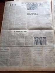 Yeni İstanbul Gazetesi - 30 Haziran 1952 - Mustafa Nermi - Rusların Berline Yapacağı Taarruza Amerika Seyirci Kalmayacak - İngiltere Dışişleri Bakanı Anthony Eden Sarılık Hastalığına Tutuldu - İkinci Bir Özalp Hadisesi Bazı Vatandaşları Kurşuna Düzen Subaylar Yargılanıyor - Süleyman Paşa Ve Namık Kemal İçin İhtifal Yapıldı - Kore'de Kızıllar Dün Bir Taarruz Denemesi Yaptılar - Esir Şehrin İnsanları Yazan Nureddin Demir (Kemal Tahir) Yazı - Köylü Partisinin İl Merkezi Kuruldu - Barcelona Takımı Nice'i Yendi- Reşad Nuri Darago - Finlandiya Güzeli Armi Helen Kuusela Dünya Güzellik Kraliçesi Oldu - 1 Temmuz Denizcilik Bayramı - Şeker Fabrikası Ne Zaman Kurulacak - Venedik'te 26. Resim Sergisi - Nesilleri Kaybolan Hayvanlardan Suaygırı - Atlantik Paktına Karşı Demirperde İttifakı - Sümerbank - Miele Çamaşır Makinesi - Nevrozin Ağrı Kesici - Mithat Paşa İkramiyesi - Çapamarka