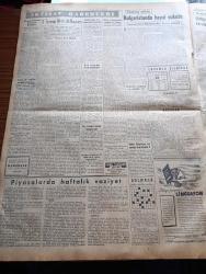 Yeni İstanbul Gazetesi - 30 Haziran 1952 - Mustafa Nermi - Rusların Berline Yapacağı Taarruza Amerika Seyirci Kalmayacak - İngiltere Dışişleri Bakanı Anthony Eden Sarılık Hastalığına Tutuldu - İkinci Bir Özalp Hadisesi Bazı Vatandaşları Kurşuna Düzen Subaylar Yargılanıyor - Süleyman Paşa Ve Namık Kemal İçin İhtifal Yapıldı - Kore'de Kızıllar Dün Bir Taarruz Denemesi Yaptılar - Esir Şehrin İnsanları Yazan Nureddin Demir (Kemal Tahir) Yazı - Köylü Partisinin İl Merkezi Kuruldu - Barcelona Takımı Nice'i Yendi- Reşad Nuri Darago - Finlandiya Güzeli Armi Helen Kuusela Dünya Güzellik Kraliçesi Oldu - 1 Temmuz Denizcilik Bayramı - Şeker Fabrikası Ne Zaman Kurulacak - Venedik'te 26. Resim Sergisi - Nesilleri Kaybolan Hayvanlardan Suaygırı - Atlantik Paktına Karşı Demirperde İttifakı - Sümerbank - Miele Çamaşır Makinesi - Nevrozin Ağrı Kesici - Mithat Paşa İkramiyesi - Çapamarka