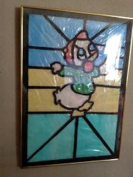 EL YAPIMI VİTRAY ÇİZGİ FİLM KARAKATERİ