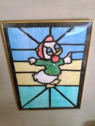 EL YAPIMI VİTRAY ÇİZGİ FİLM KARAKATERİ