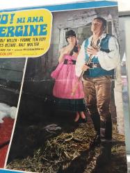 ATEŞLİ BAKİRE, ORİJİNAL İTALYANCA SİNEMA BEZ AFİŞİ - AIUTO! MI AMA UNA VERGINE - Hilfe, mich liebt eine Jungfrau, 1970, FİLM BEZ AFİŞİ / POSTERİ - BÜYÜK BOY - ORİJİNAL - 65 X 45 cm EBADINDA - Original Turkish Big Size Movie Poster - Arthur Maria Rabenalt, Günther Heller, Gundolf Willer, Yvonne Ten Hoff, Véronique Vendell, Rudolf Schündler, Jacques Bézard, Margit Ladomerszky, Karl Nagy, Elisabeth Felchner, Jackie Lombard, Marie Sirago, Ralf Wolter