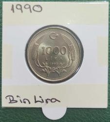 1000 LİRA 1990 YILI ÇİL+++