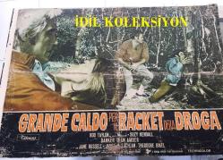 İNTİKAM, ORİJİNAL İTALYANCA SİNEMA BEZ AFİŞİ - GRANDE CALDO PER IL RACKET DELLA DROGA - Darker Than Amber, 1970, FİLM BEZ AFİŞİ / POSTERİ - BÜYÜK BOY - ORİJİNAL - 66 X 45 cm EBADINDA - Original Turkish Big Size Movie Poster - Darker Than Amber, John D. MacDonald, Ed Waters, Rod Taylor, Theodore Bikel, Suzy Kendall, Ahna Capri, William Smith, Janet MacLachlan, Robert Phillips, Jane Russell, James Booth, Oswaldo Calvo