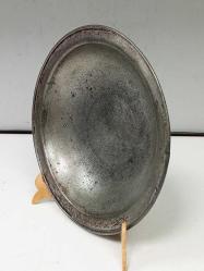 Antika Osmanlı Yazılı Tarihli Bronz Tabak