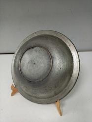 Antika Osmanlı Yazılı Tarihli Bronz Tabak