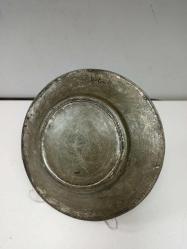Antika Osmanlı Yeniçeri Bakır Tabak