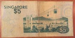 SİNGAPUR 5 DOLAR ÇOK TEMİZ HATIRA RESİMDEKİ ÜRÜN