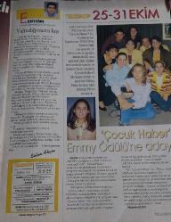 HÜRRİYET GAZETESİ-TELESKOP DERGİSİ-TEKESKOP-TELEVİZYON EKİ-25 EKİM-31 EKİM-1997-KAPAK-FOTOĞRAF-RÖPORTAJ-SELDA ÖZER-TAYFUN TALİPOĞLU-AHU TUĞBA-BEKİR ÇOŞKUN-YOLLAR-UZUN-HAYAT-KISA-KIRMIZI-KIRMIZILI KADIN-EMMY ÖDÜL-NURŞAH OKAY-BURÇİN ORHON-KUBAT-COURTNEY LOVE-HOLLYWOOD-GÖZDE-MATT DILLON-OLİVİA NEWTON JOHN-PERRAN KUTMAN-DEMET YORUÇ-ARZU AKMANSOY-TEKİN AKMANSOY-CENGİZ SEZİCİ-SPONSOR-HÜLYA AVŞAR-PEMEBE DİZİLER-İLK AŞK-CESUR VE GÜZEL-FERHUNDE HANIMLAR-BEKLENEN BOMBA-EŞREF KOLÇAK-NERİMAN KÖKSAL-AHMET TARIK-İSTANBUL KANATLARIMIN ALTINDA-EGE AYDAN-BEATRİZ RİCO-OKAN BAYÜLGEN-HALUK BİLGİNER